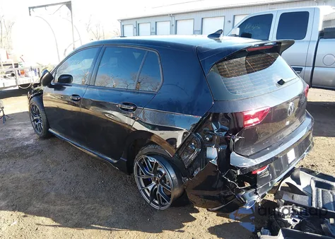 2023 Volkswagen Golf R 2.0T из США, поврежденный, VIN WVWFB7CD1PW137645